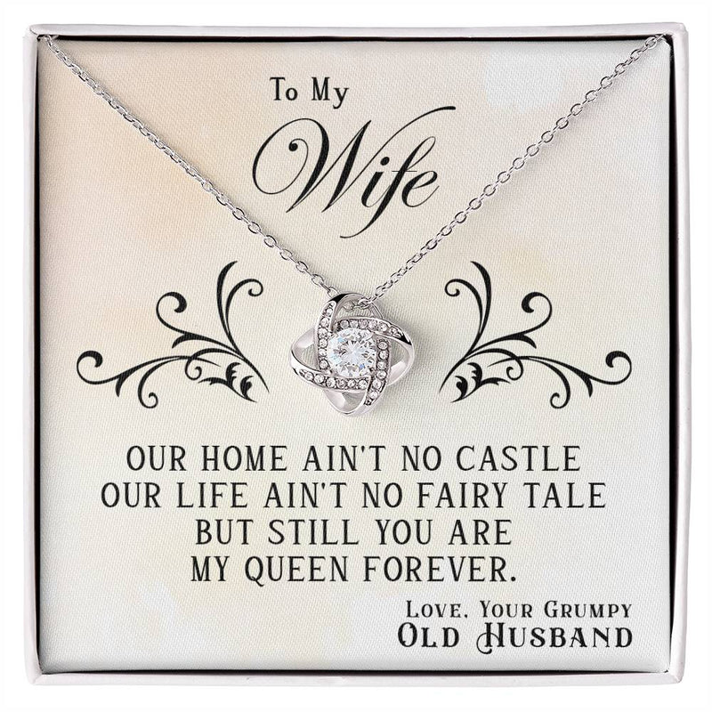 My Queen Forever - Love Knot Necklace