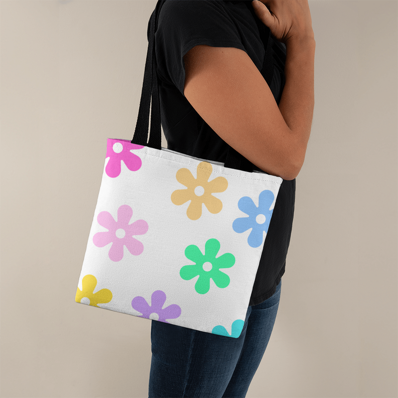 Pastel Flowers Tote
