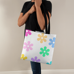 Pastel Flowers Tote