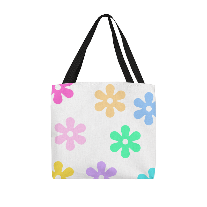 Pastel Flowers Tote