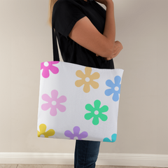 Pastel Flowers Tote