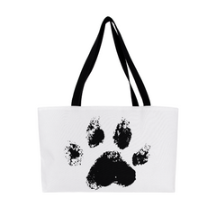 Paw Print Weekender Tote
