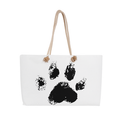 Paw Print Weekender Tote