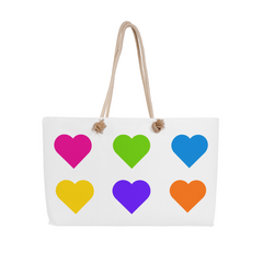 Bold Hearts Weekender Tote
