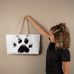 Paw Print Weekender Tote