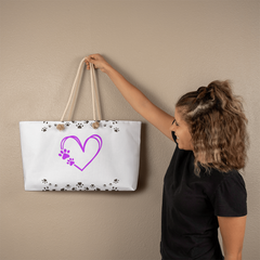 Heart Paws Weekender Tote