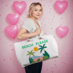 Beach Please Weekender Tote
