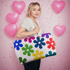 Bold Flowers Weekender Tote