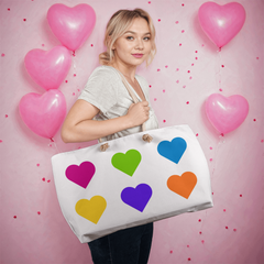 Bold Hearts Weekender Tote