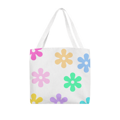 Pastel Flowers Tote