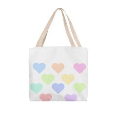 Pastel Hearts Tote
