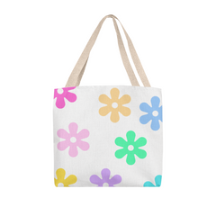 Pastel Flowers Tote