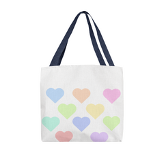 Pastel Hearts Tote