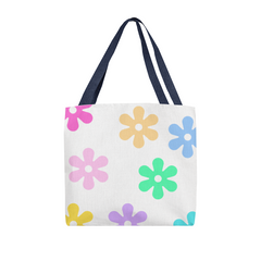 Pastel Flowers Tote