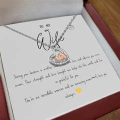 To My Wife - New Baby Necklace