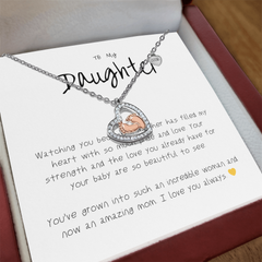 To My Daughter - New Baby Necklace