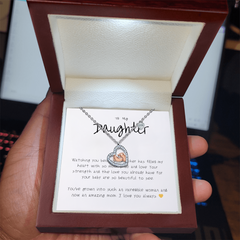 To My Daughter - New Baby Necklace